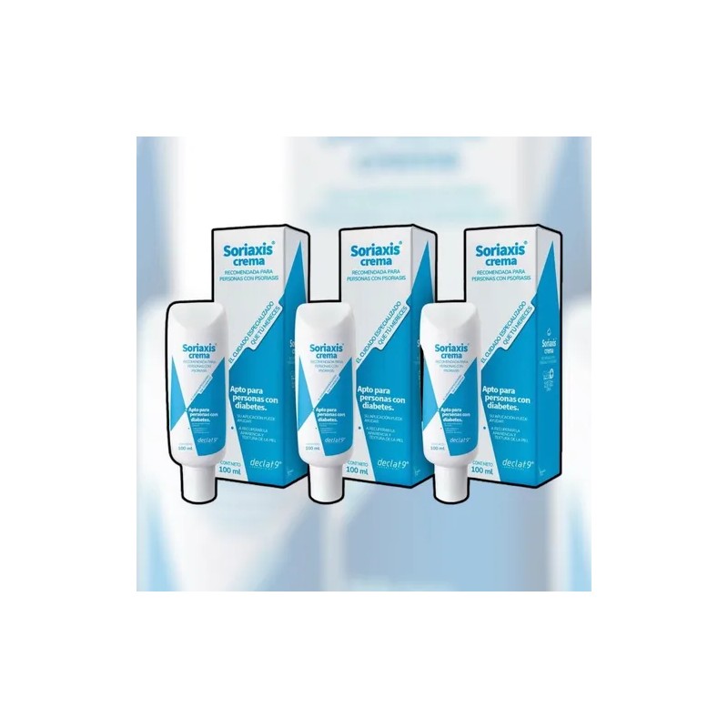 Kit 3 Crema Hidratante Soriaxis Declat.9 Piel Seca Psoriasis