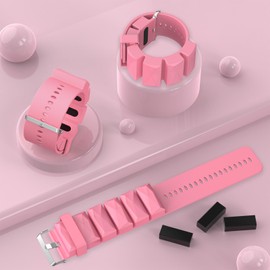 Pilates Wrist Weights for Women,Arm Weights for Walking,Adjustable Wrist Leg Set 2(1Lbs Each)