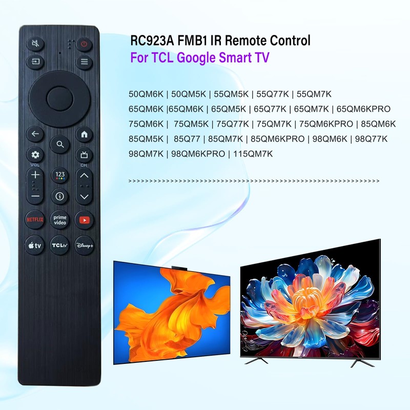 (Pack of 2) RC923A FMB1 TV Remote Control is Suitable