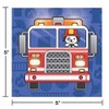 Fire Trucks Beverage Napkins, 48 ct