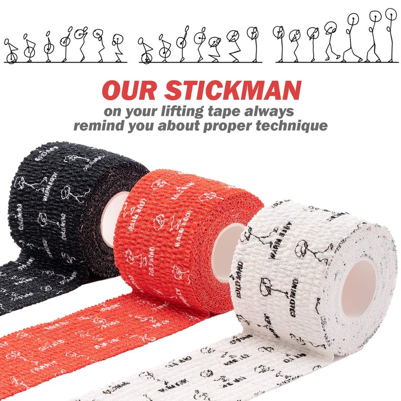 WARM BODY COLD MIND Premium Lifting Thumb Tape for Weightlifting,