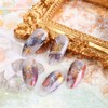LANODO 8 Pieces Nail Stickers Beautiful 3D Snow Flower Nail