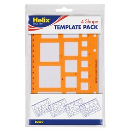 Helix Shape Stencil Templates (4 Pack)