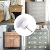 SWZHAI 6 Pcs White Ceramic Cabinet Knobs, Heart Shaped Drawer