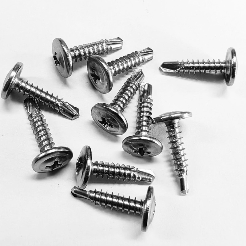 410 Stainless #8 x 3/4" Tapping Screws for Metal Sheet
