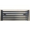 Towel Rail Wall Mount Brackets Black Suitable for Straight and