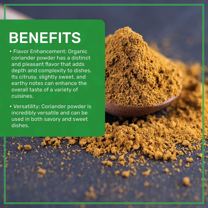 Jiva Organics Organic Ground Coriander Powder 1.5 LB Bulk Bag