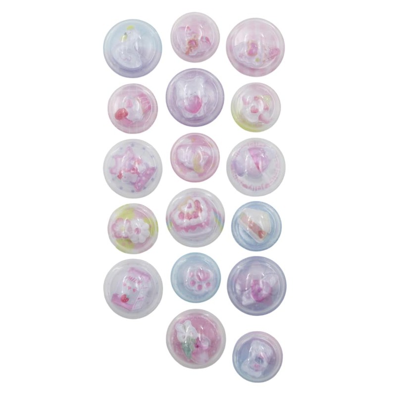 Kamio Japan Sticker Capsule Pop Seal White Pop 230370