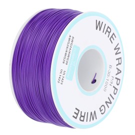 Single Core Tinned Copper Wire Reel, 0.25mm Core Diameter, 105°C High Temperature Wire for Notebook, LCD Screen (Purple)