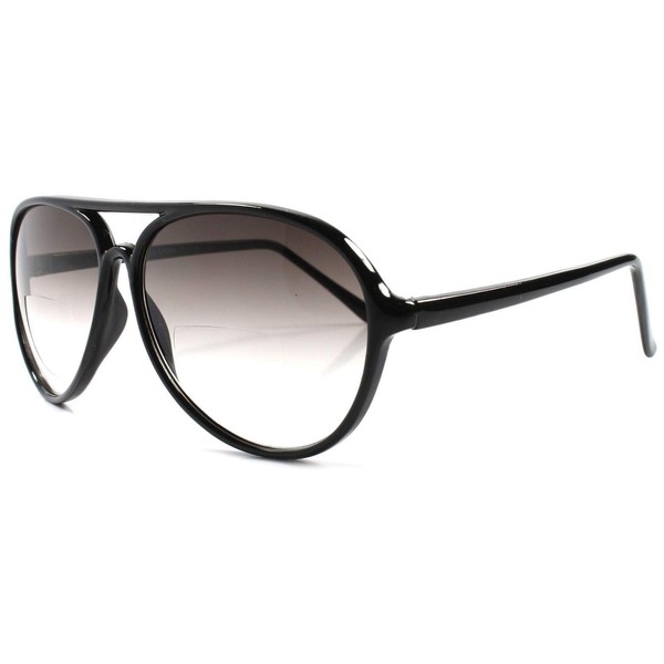 Vintage Retro Mens Bifocal 1.00 Reading Sun Glasses