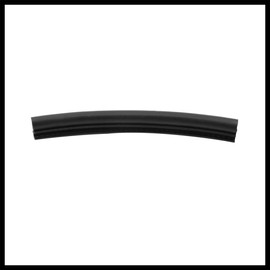 Hihaha 4pcs Black Car Door Scratch Protector Strip Edge Guard Anti-Collision Trim Durable Material