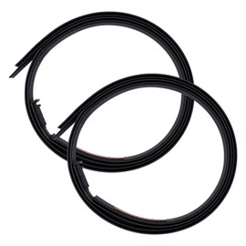 HiSport Pair Roof Molding Drip Weatherstrip 4 Full Doors Only - Compatible with 2007-2021 Toyota Tundra Crewmax 4 Doors - Rubber Roof Weather Strip - Replace 75551-0C060 75552-0C060