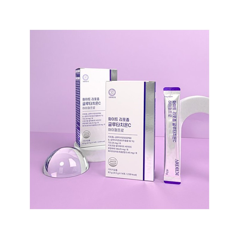 ARDIEM 아르디엠 화이트 리포좀 글루타치온C 하이퍼프로 4.5g x 28포 Ardiem