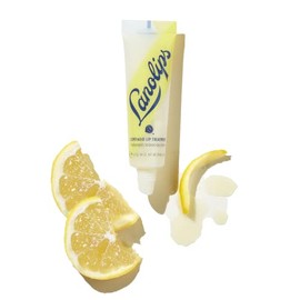 Lanolips Lemonaid - Tratamiento labial transparente y exfoliante con lanolina, aceite de limón, aceite de vitamina E y brillo, bálsamo labial teñido p