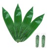 60 Pcs Fresh Vacuum Banana Leaves for Cooking, Bamboo Leaves