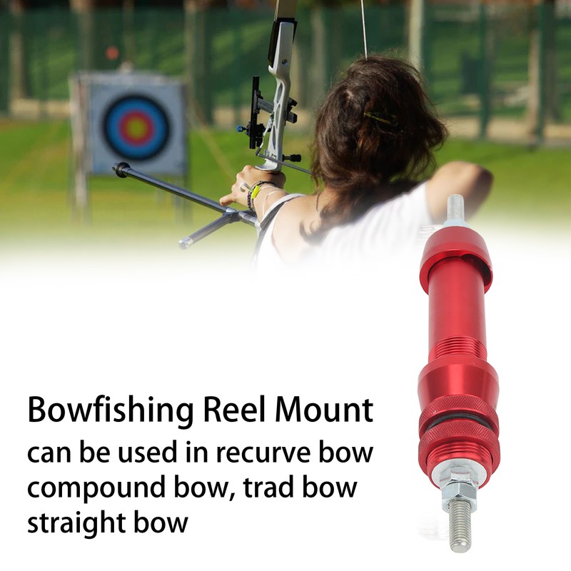Bowfishing Reel Mount Aluminium Alloy Fly Fishing Reel Seat for
