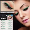 40 Pares Delineador Ojos De Colores Brillo Eyeliner Stickers