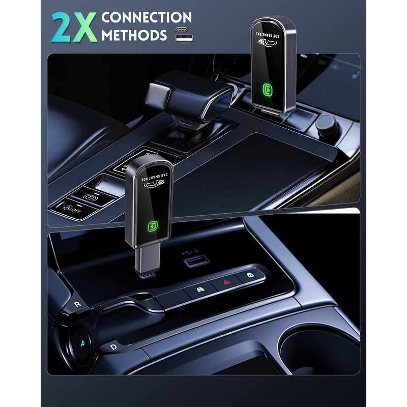 Amzfeel Wireless CarPlay Adapter for Apple iPhone iOS 10+ &