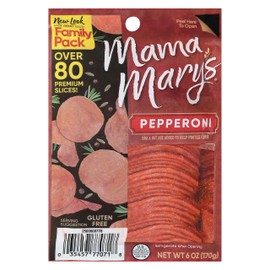 Mama Mary's Gourmet Pepperoni 6 oz (Pack of 3)