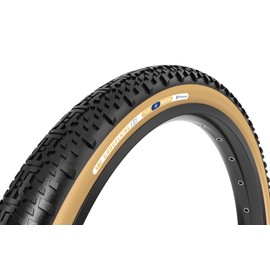 Panaracer Gravel King X1 (2nd Generation) 700 x 35C Tubeless Ready, Black/Brown F735-GKX1-D2