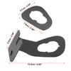 X AUTOHAUX Car CB Radio Microphone Holder Car Mounting Bracket