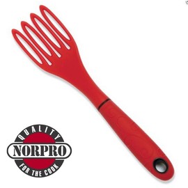 Norpro Grip EZ Fiskie Red Santoprene Combination Fork and Whisk (2 Pack)