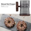 Effortless Nut Mill with Hand Crank Chops Almonds, Hazelnuts and
