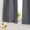 PONY DANCE Net Curtains, Opaque, Short Curtains with Rod Pull,