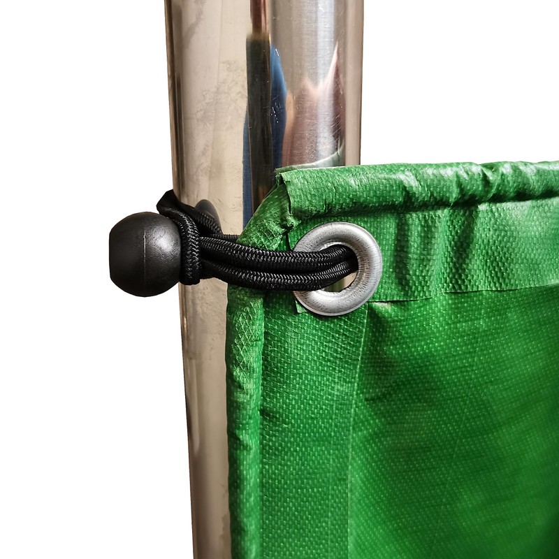 16 PCS Black Bungee Cords with Carabiner Clips,Easy Fix Bungee