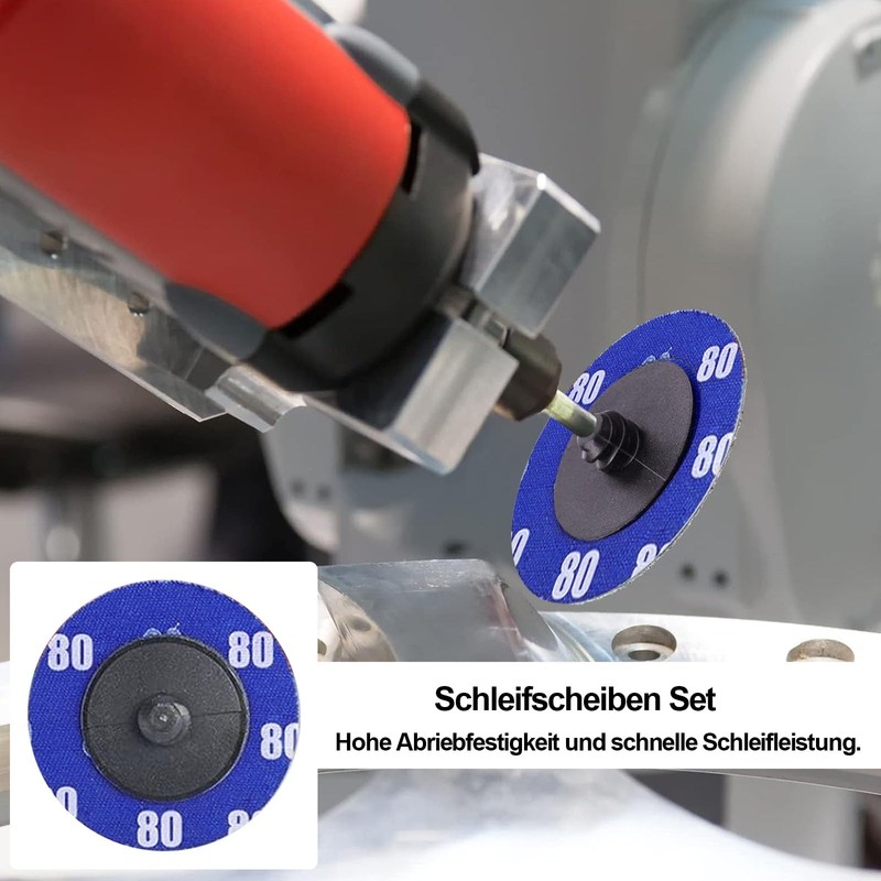 Sanding Disc Pads, 2 Inch 80 mm Sanding Disc Set,
