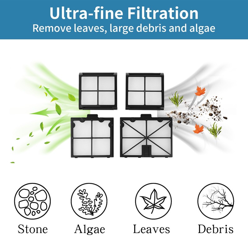 9991468-R4 Ultra-Fine Filter Compatible with Dolphin Robotic Pool Cleaners-Dolphin E10,