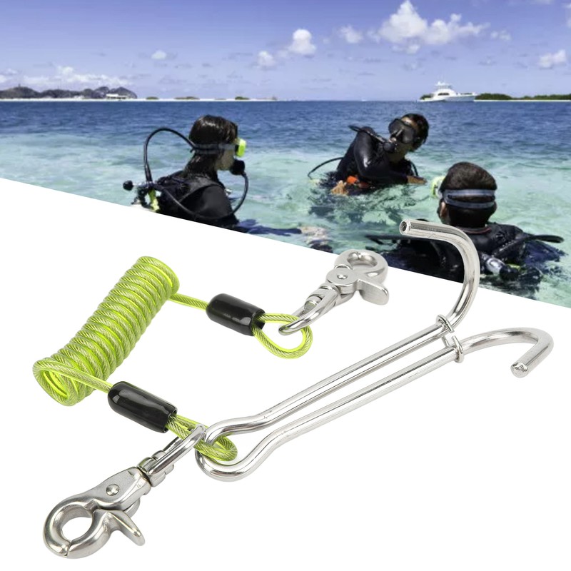 316 Stainless Steel Diving Current Hook Double Reef Drift Hook