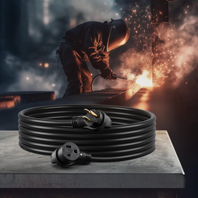 VEVOR Welder Extension Cord 30 Amp 50 Feet, NEMA 6-50