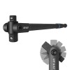 WORKPRO 16-inch Dual Heavy Duty Drive Breaker Bar With 360°