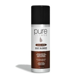 Pure Blends Root Blender – Natural Brown Root Touch-Up Spray for Light to Medium Brunette Hair | Temporary Root Coverage for Gray & Faded Roots