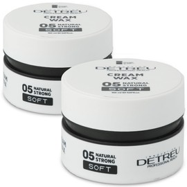 Detreu Styling Cream | Hair Cream with Natural Shine Effect & Loose Hold | Hair Cream for Long-Lasting Look | Neutral Fragrance | Hair Defining Cream for Hair & Beard 150 ml (Soft - White)
