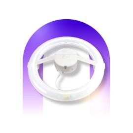 Replacement for TCP 32058 LED Circular Bulb 13W 3000K by Lumenivo - Energy Saving Soft Light - Long Lifespan 50000Hrs - Fluorescent Fixture Adapter Included - 1 Pack