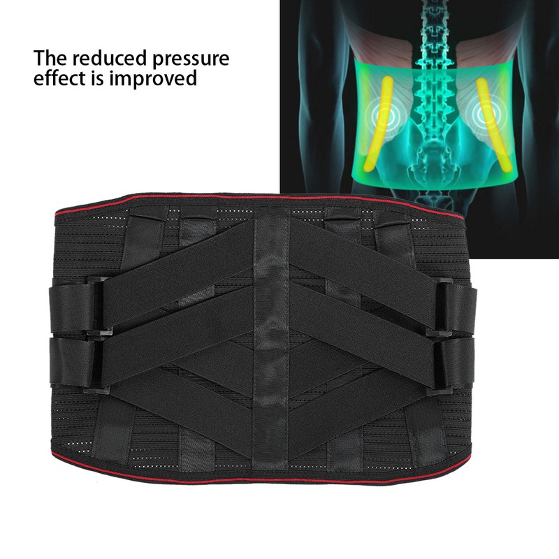 Breathable Waist Belt Lumbar Protection Waist Support Brace for Men