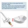 Faucet Fittings Nipple Locknut Kit Extension Threaded Pipe Longer Mounting