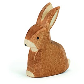 Ostheimer 15001 Wooden Sitting Rabbit Height 6.5 cm