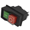 KJD17 Electromagnetic Pushbutton Switch - 120V/220V 4-Pin 16A for Garden