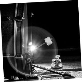 Mikinona 3pcs Drum Base Drum Mounting Hardware Replacement Tom Bracket Tom Drum Leg Bracket Percussion Bases Drum Parts Tom Drum Rack Tom Supply Zinc Alloy Musical Instrument Stand Floor