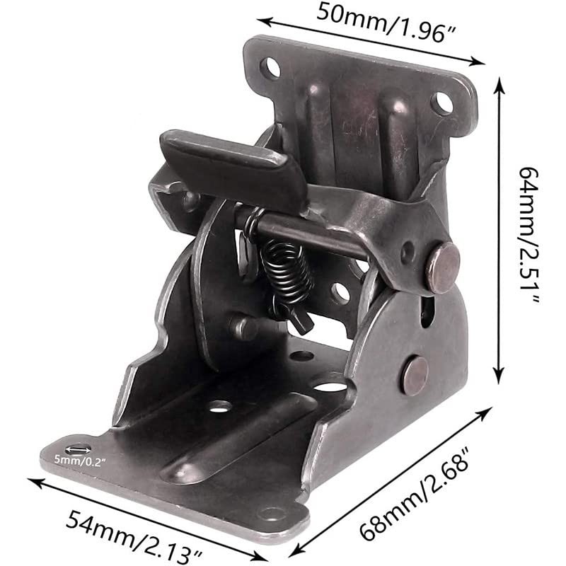 4 * 90 Degree Folding Table Leg Brackets Self Lock