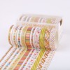 YUBBAEX Masking Tape, Thin Gold Foil Stamping, 0.3 inch (8
