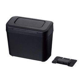 Seikou Sangyo ED-65 Car Goods Trash Can EXEA Console Dust Box, Black