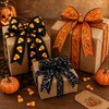 3 Rolls Halloween Printed Wired Ribbon for Gift Wrap Decor