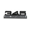 2pcs 345 5.7 Liter High Performance Engine Emblems Badge 3D