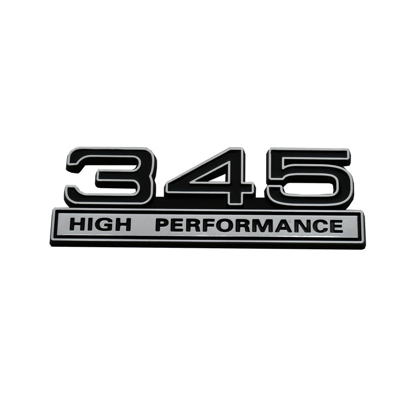 2pcs 345 5.7 Liter High Performance Engine Emblems Badge 3D