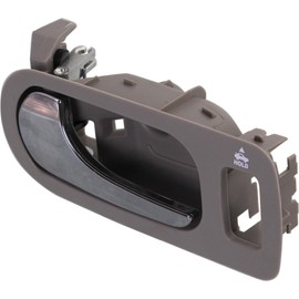 Garage-Pro Interior Door Handle Compatible with 2005-2009 Buick Lacrosse & 2005-2009 Allure Sedan Front, Driver Side Gray Bezel with Chrome Lever