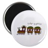 CafePress Polar Express Magnets 2.25" Round Magnet (10 pack)